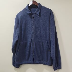 Van Heusen Men's Navy Zip-Up Sweater